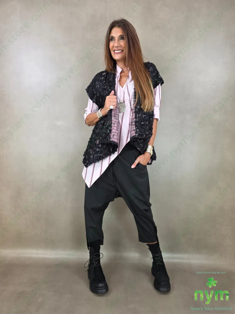 giacca senza man jacquard devoree 75vi25pl - GIACCA