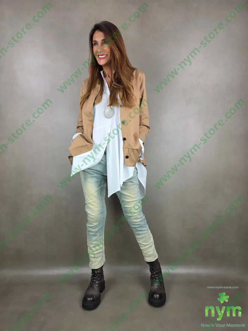 giacca tencel stondata davanti 69co29tc2ea GIACCA