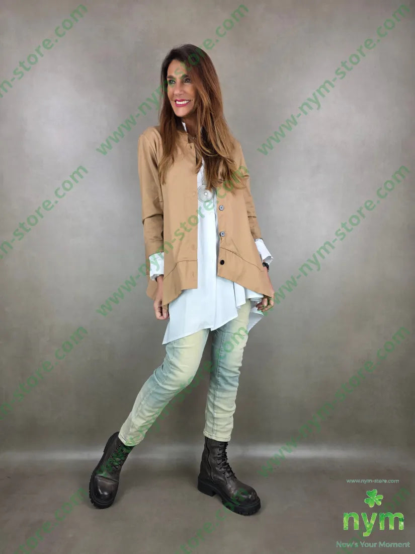 giacca tencel stondata davanti 69co29tc2ea GIACCA