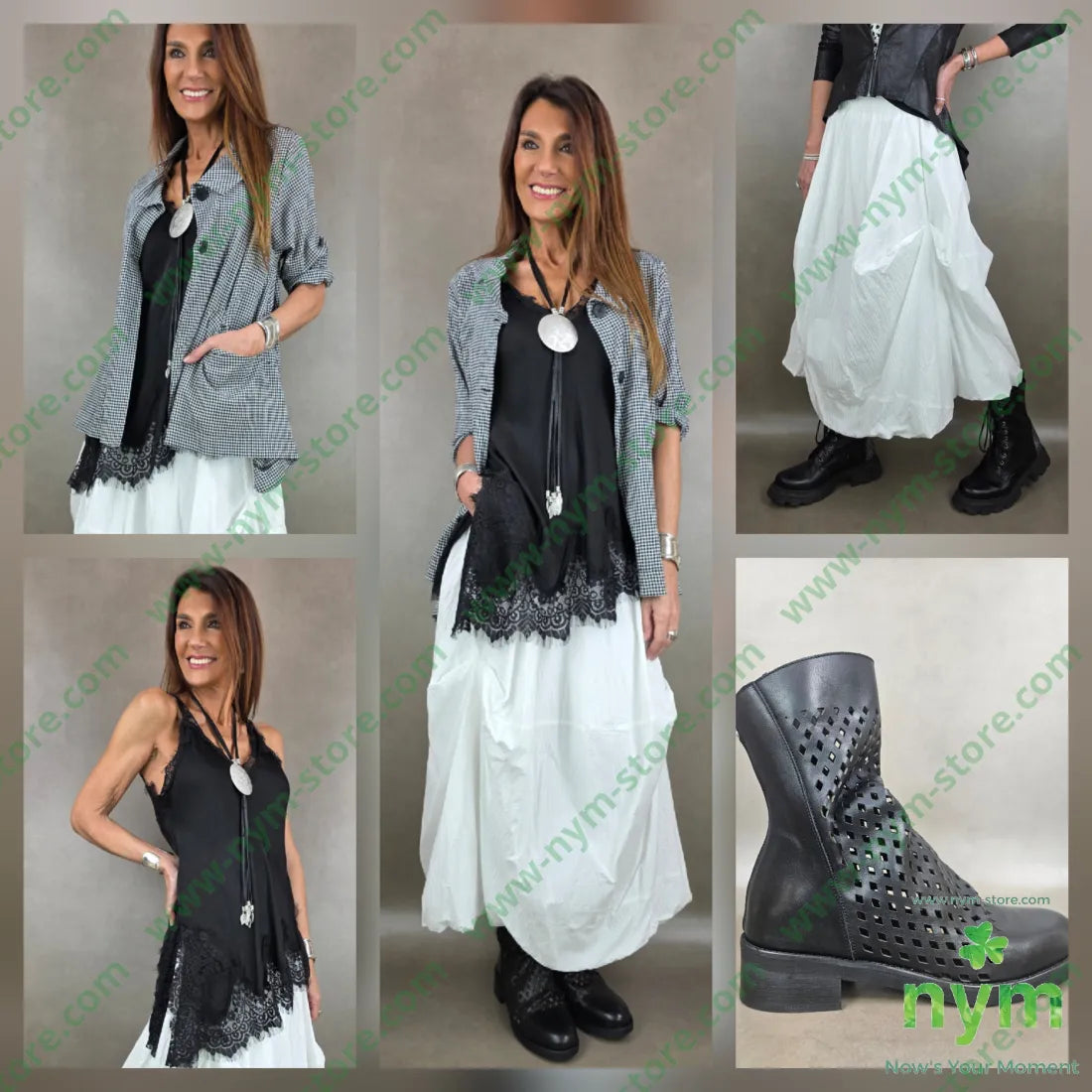 giacca tessuto vichy cotone 100co U / NERO / PE26 GIACCA