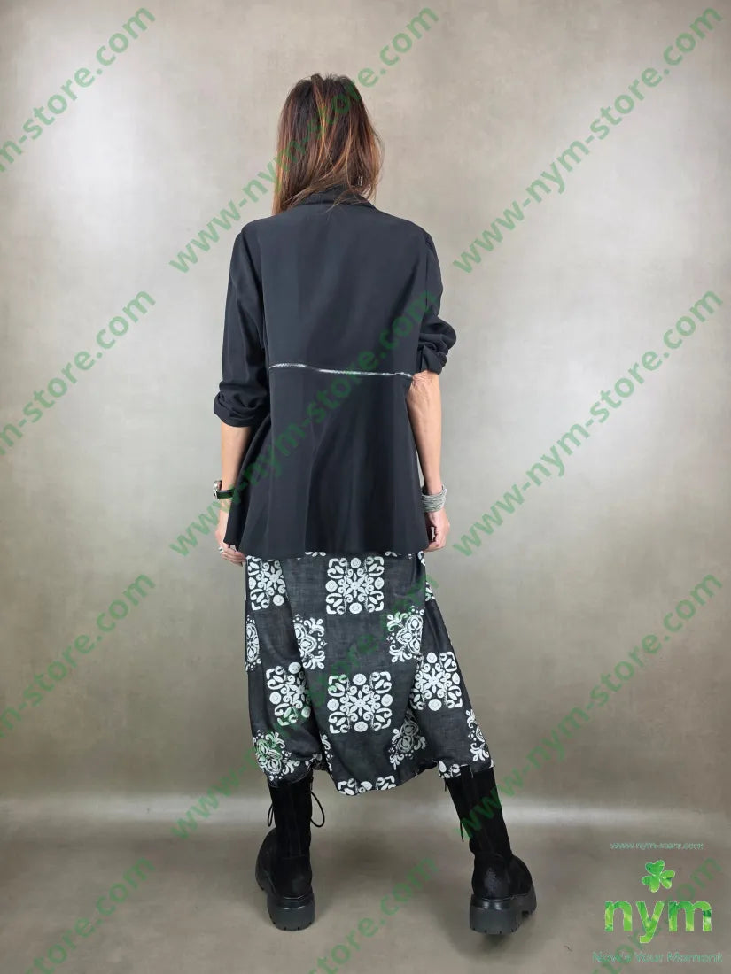 giacca trasformabile tessuto viscosa 50vi40co10pl U / NERO / PE26 GIACCA