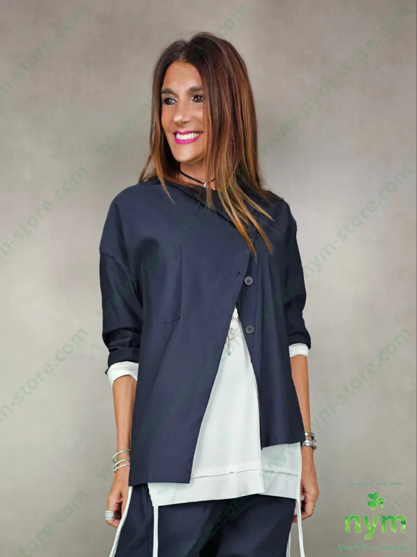 giacca una tasca seno 78vi19ny2ea U / BLU / AI25 GIACCA