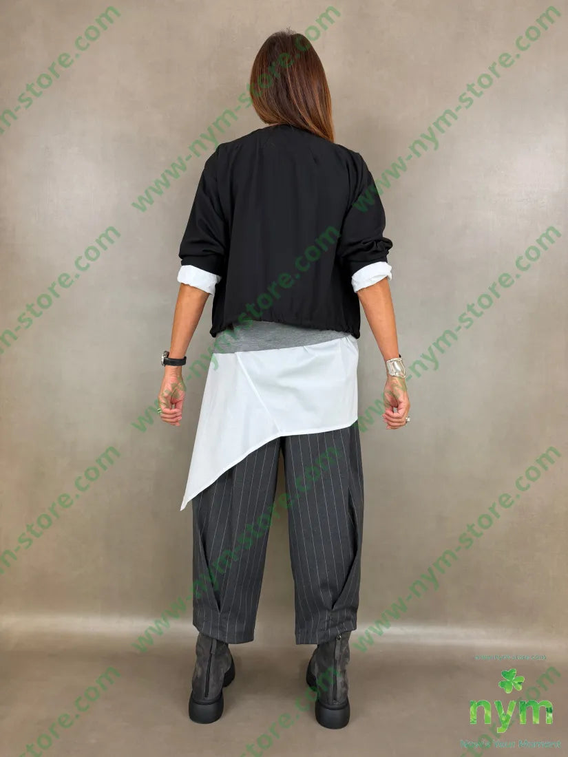 giacca zip cuciture raggio 63pl33vi4ea - U / NERO / AI26 - GIACCA