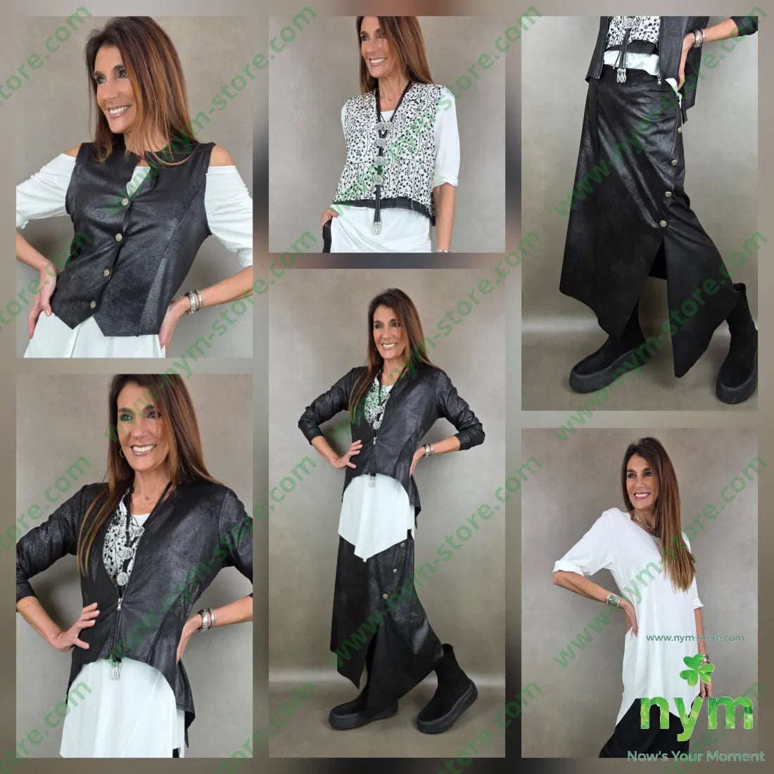 giacca zip pelle invecchiata 90pl10ea GIACCA