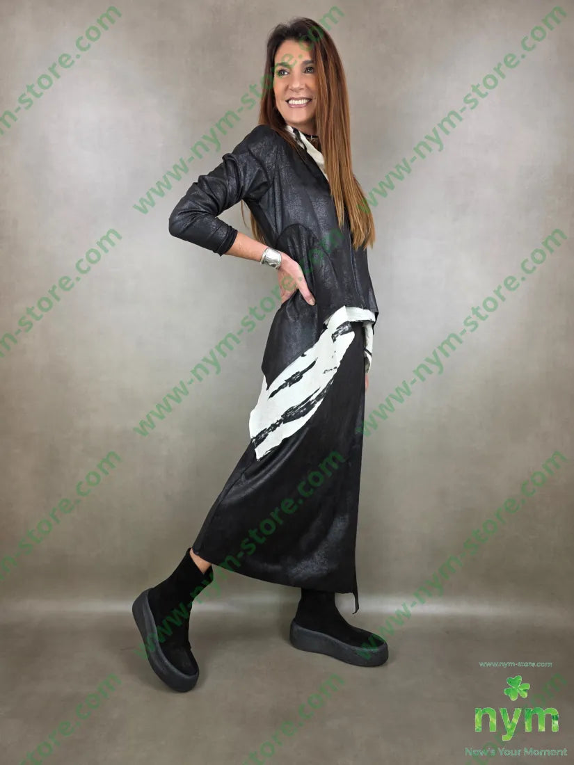 giacca zip pelle invecchiata 90pl10ea GIACCA