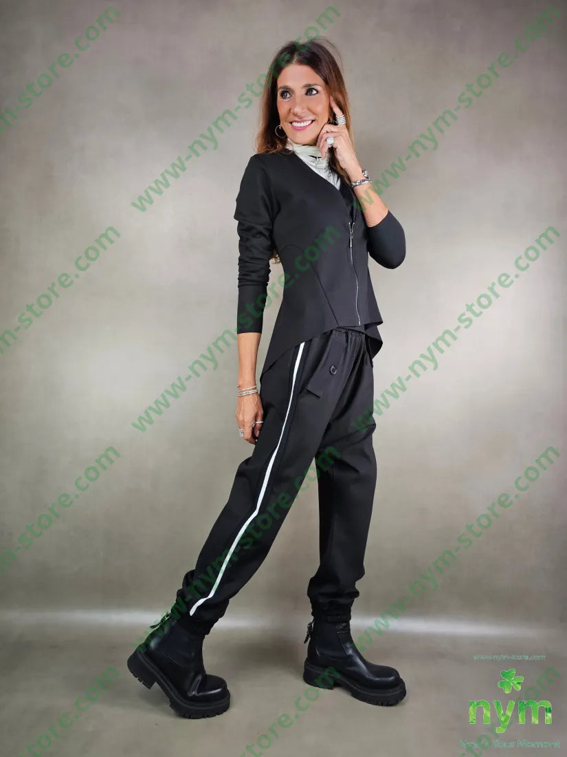 giacca zip scollo v 65vi30pa5ea GIACCA