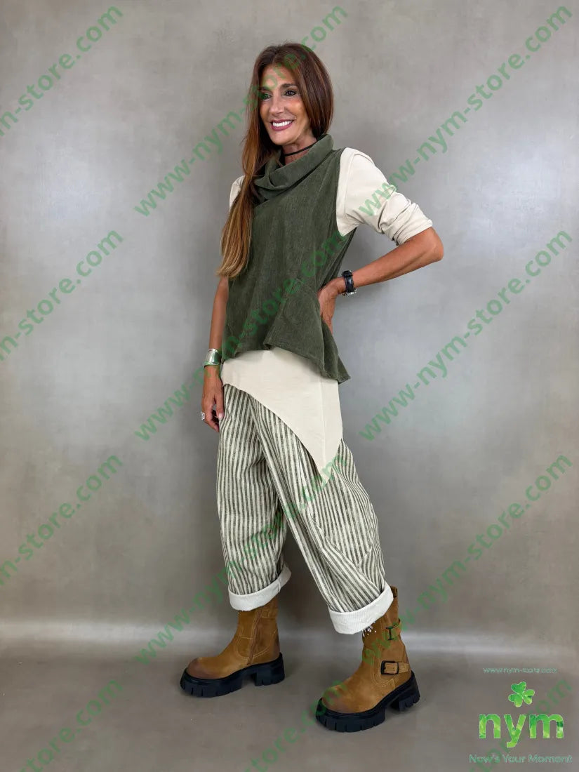 gilet collo anello ciniglia 81pl12ly2ea5ry - U / MILITARE / AI26 - CAPOSPALLA