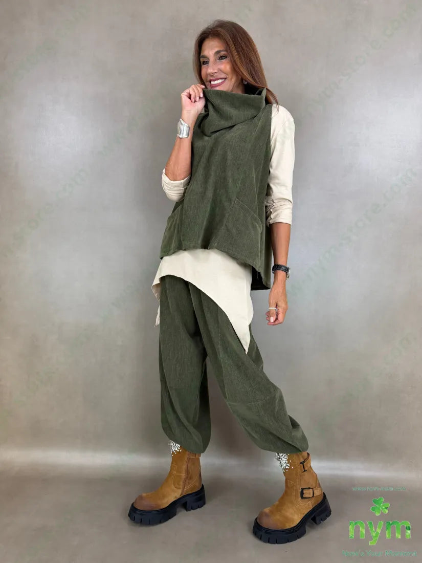 gilet collo anello ciniglia 81pl12ly2ea5ry - U / MILITARE / AI26 - CAPOSPALLA