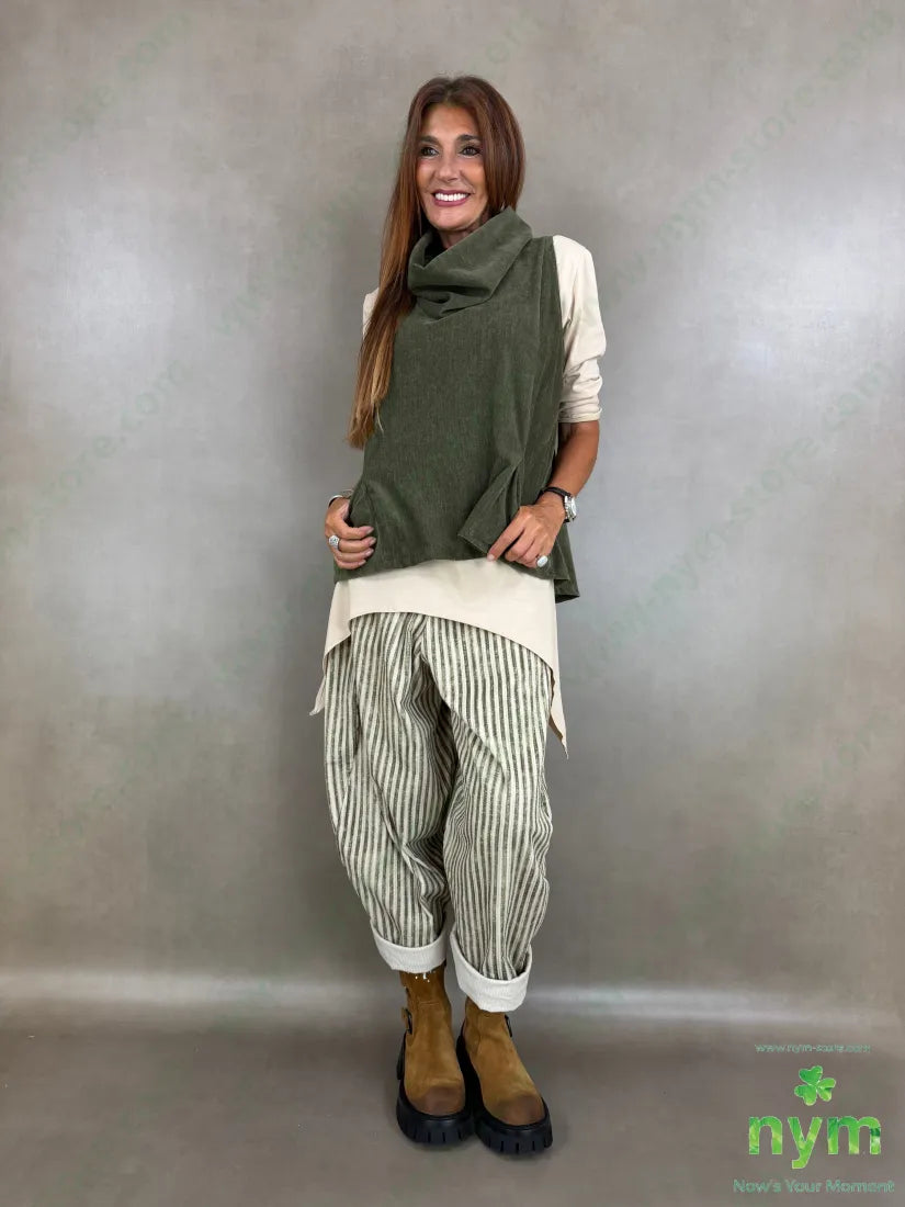gilet collo anello ciniglia 81pl12ly2ea5ry - U / MILITARE / AI26 - CAPOSPALLA