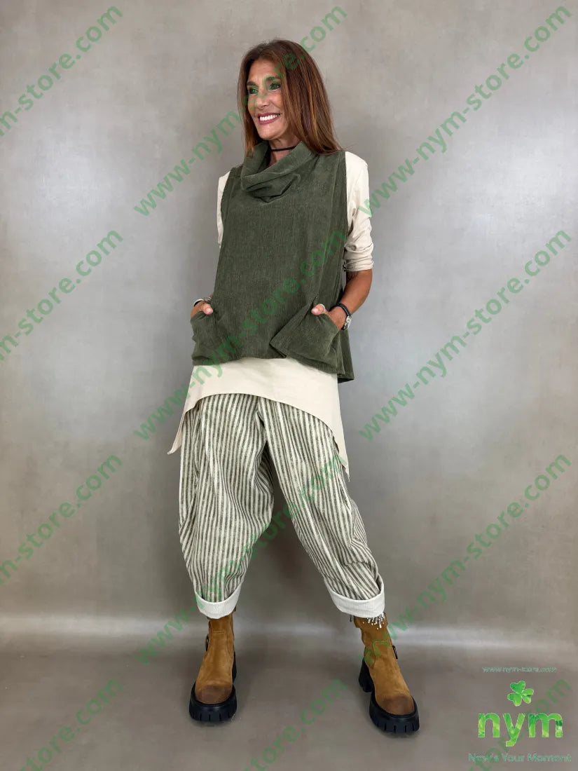 gilet collo anello ciniglia 81pl12ly2ea5ry - U / MILITARE / AI26 - CAPOSPALLA