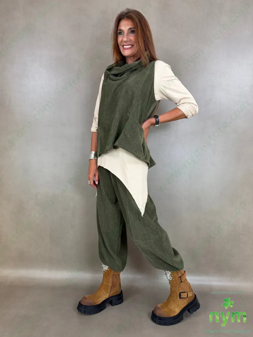 gilet collo anello ciniglia 81pl12ly2ea5ry - U / MILITARE / AI26 - CAPOSPALLA