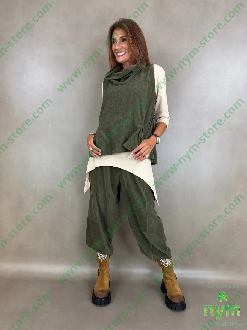 gilet collo anello ciniglia 81pl12ly2ea5ry - U / MILITARE / AI26 - CAPOSPALLA