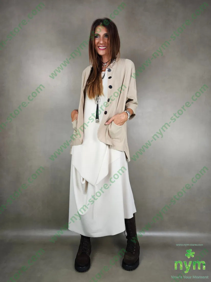 gilet crepe taglio vivo 97pl3ea CAPOSPALLA