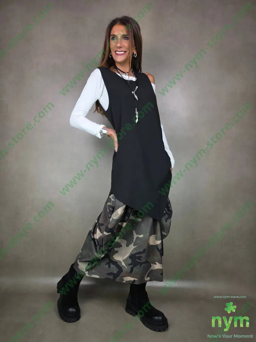 gilet crepe taglio vivo 97pl3ea CAPOSPALLA