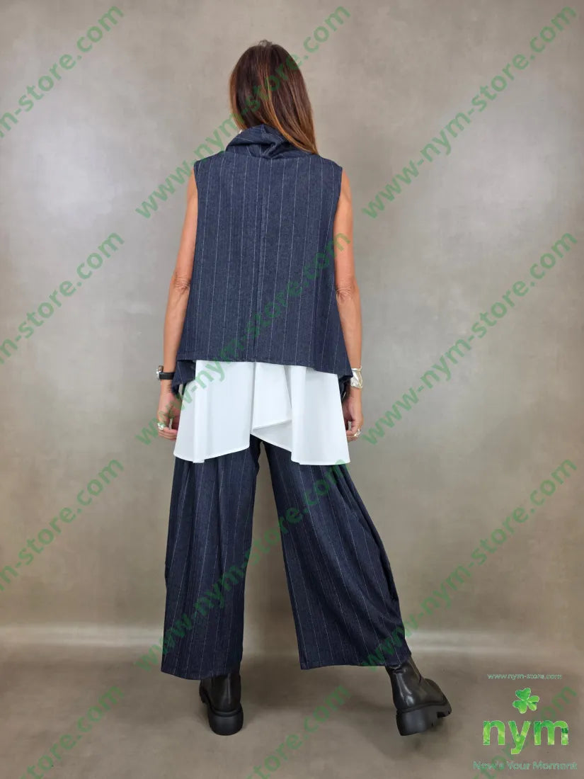 gilet denim gessato 64vi31pl5ea - U / DENIM / AI26 - CAPOSPALLA