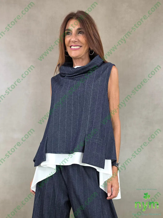 gilet denim gessato 64vi31pl5ea - U / DENIM / AI26 - CAPOSPALLA