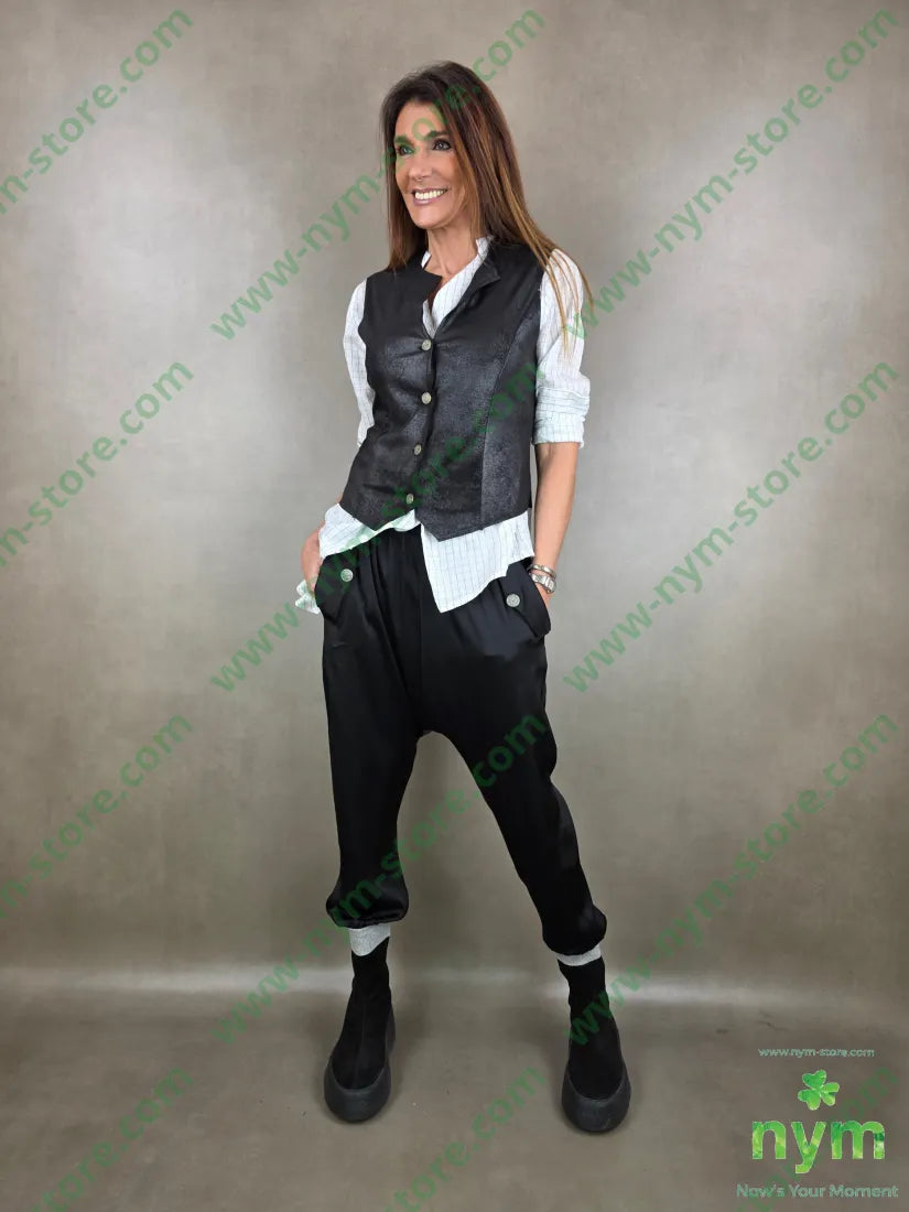 gilet eco pelle invecchiata 90pl10ea CAPOSPALLA