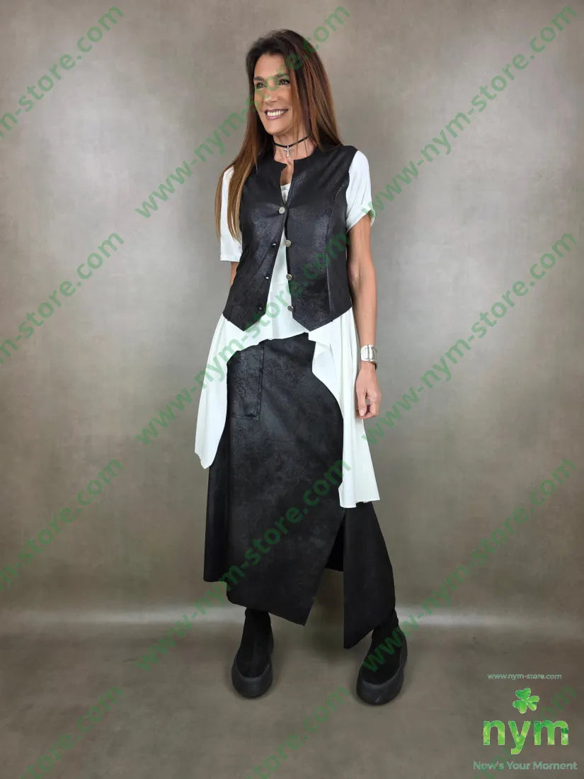 gilet eco pelle invecchiata 90pl10ea CAPOSPALLA