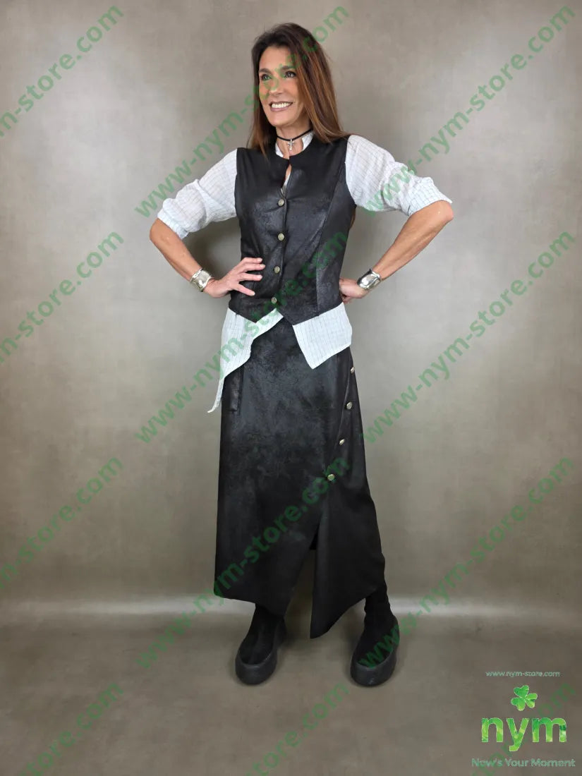 gilet eco pelle invecchiata 90pl10ea CAPOSPALLA