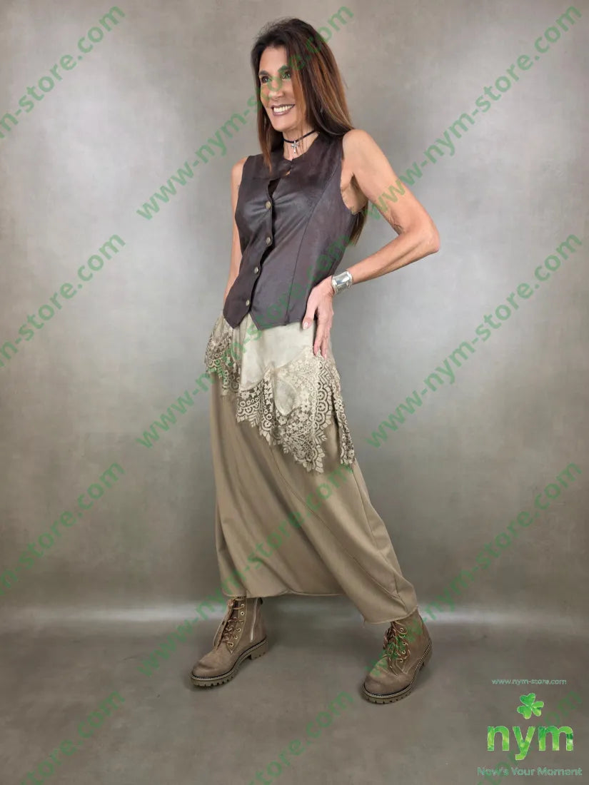 gilet eco pelle invecchiata 90pl10ea CAPOSPALLA