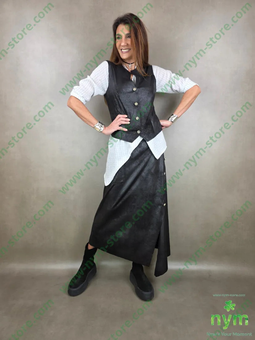 gilet eco pelle invecchiata 90pl10ea CAPOSPALLA