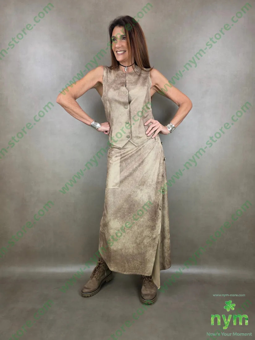 gilet eco pelle invecchiata 90pl10ea CAPOSPALLA