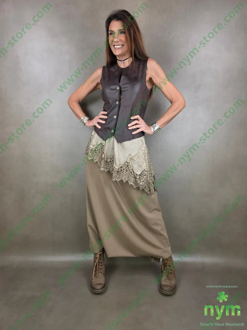 gilet eco pelle invecchiata 90pl10ea CAPOSPALLA