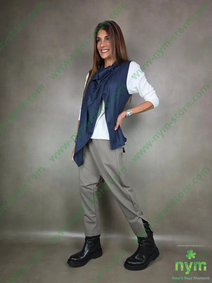 gilet gessato tono su tono 35vi30ny20wo5ea CAPOSPALLA