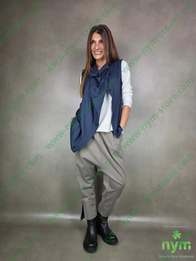 gilet gessato tono su tono 35vi30ny20wo5ea CAPOSPALLA