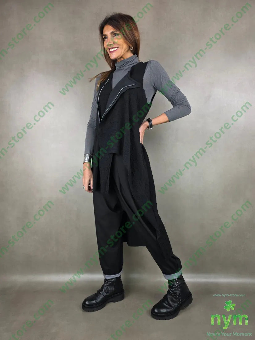 gilet lunghissimo lavorazione tre D 58pl37vi3ea2acr CAPOSPALLA