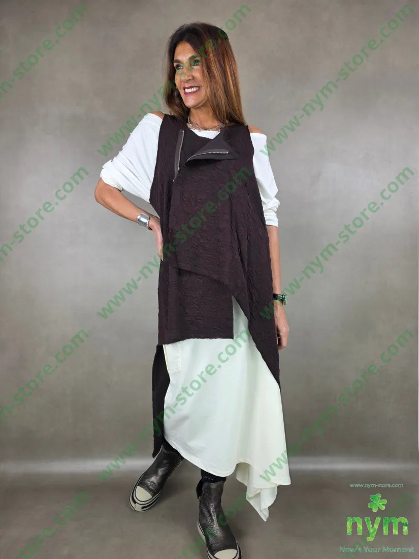 gilet lunghissimo lavorazione tre D 58pl37vi3ea2acr CAPOSPALLA