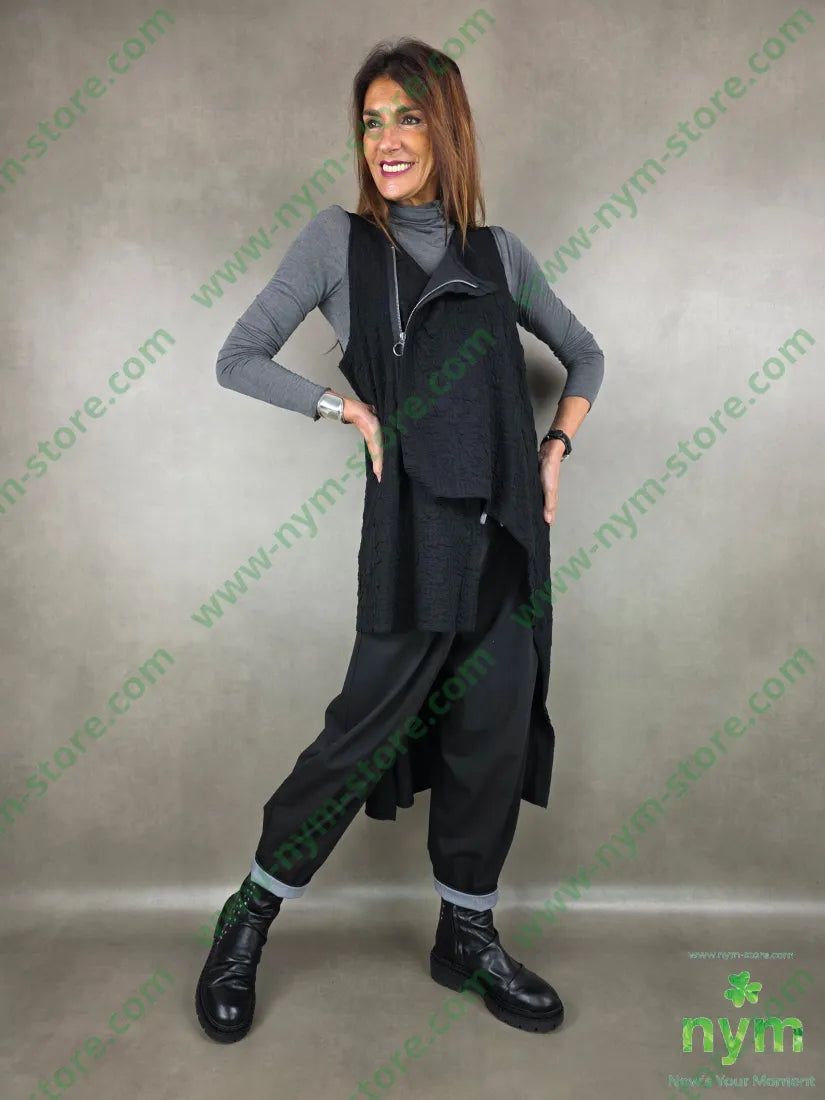 gilet lunghissimo lavorazione tre D 58pl37vi3ea2acr CAPOSPALLA