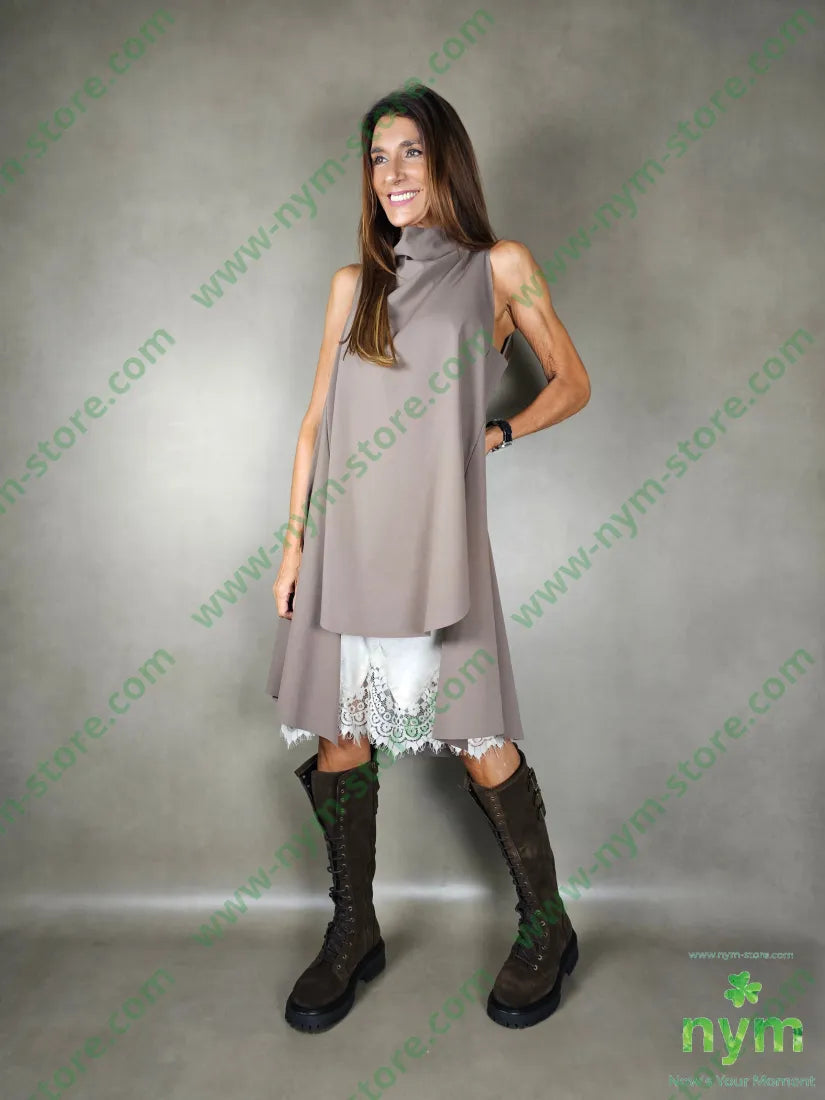 gilet lungo a cratere 52co40pa8ea CAPOSPALLA