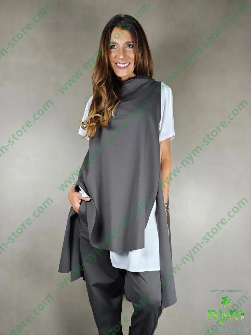 gilet lungo a cratere 52co40pa8ea CAPOSPALLA