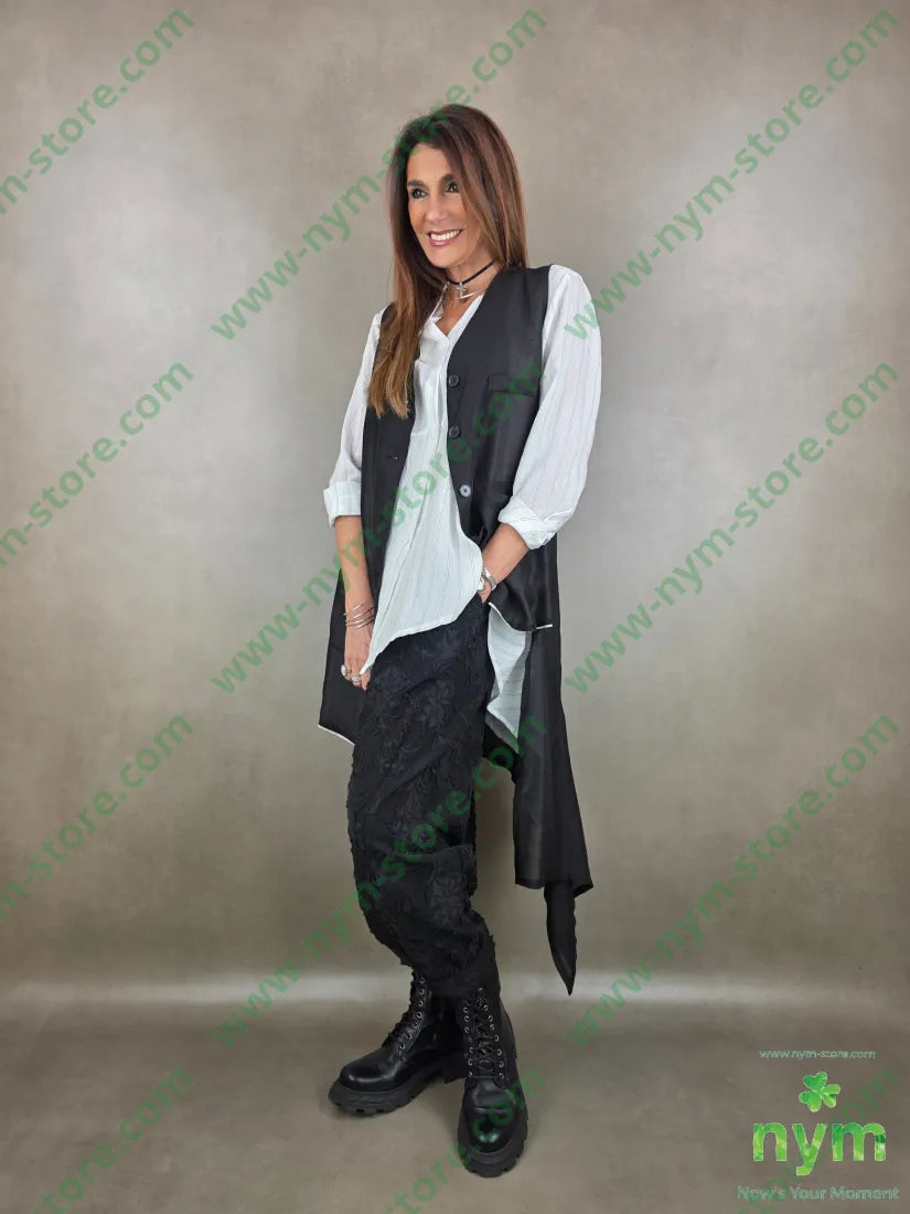 gilet lungo coda trasparente t185ly15plt2100co CAPOSPALLA