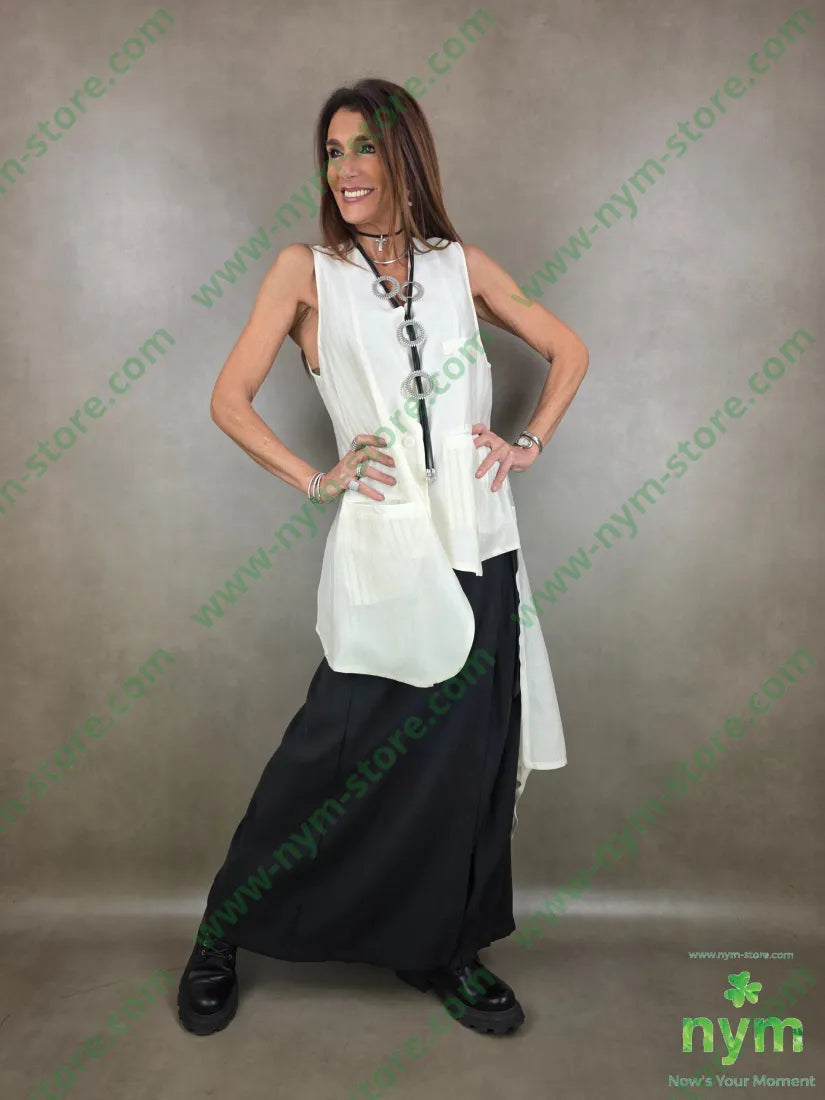 gilet lungo coda trasparente t185ly15plt2100co CAPOSPALLA