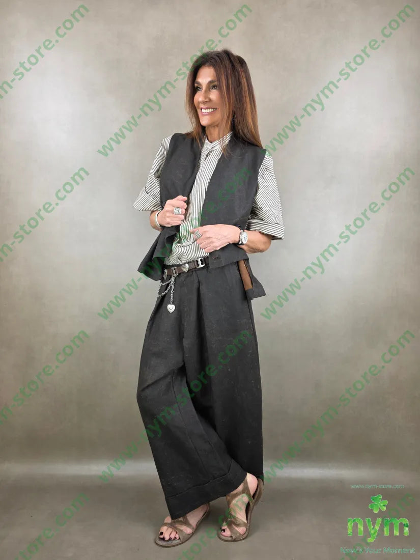 gilet lyoncell effetto pelle invecchiata 93ly7li - U / MARRONE / PE26 - CAPOSPALLA