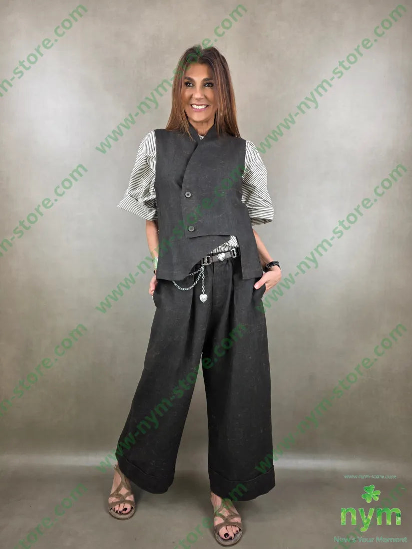 gilet lyoncell effetto pelle invecchiata 93ly7li - U / MARRONE / PE26 - CAPOSPALLA