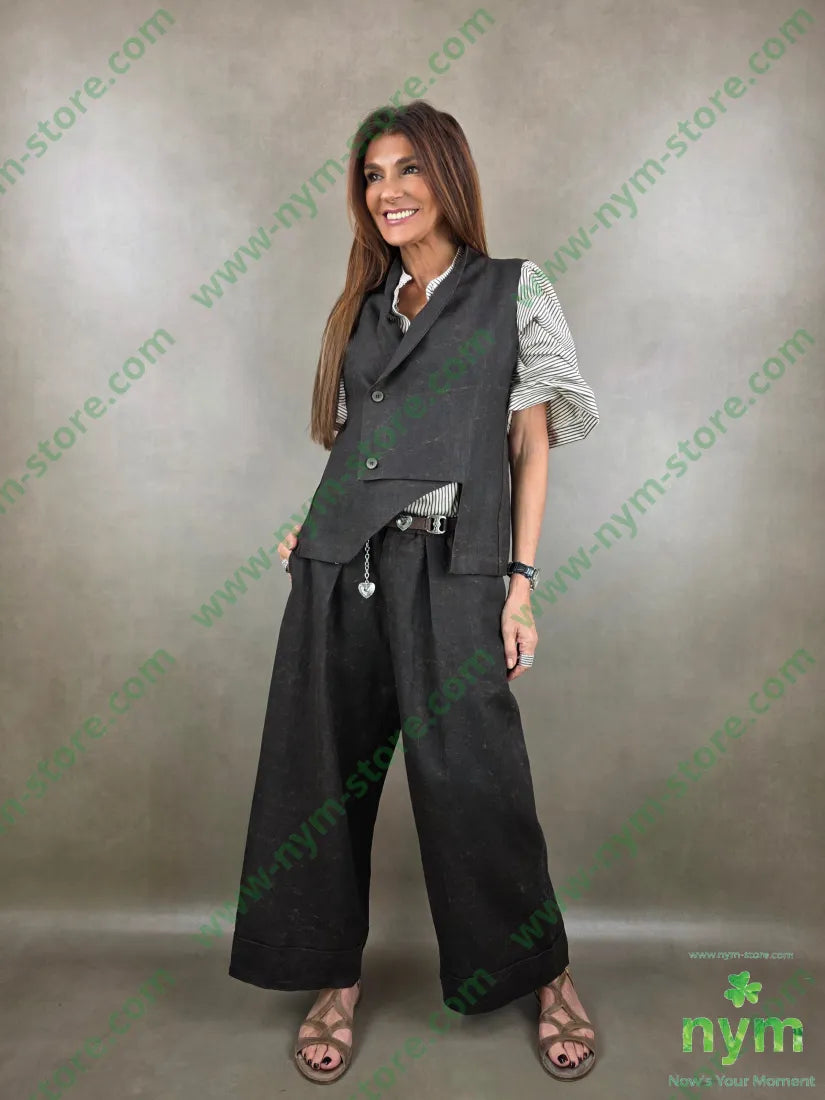 gilet lyoncell effetto pelle invecchiata 93ly7li - U / MARRONE / PE26 - CAPOSPALLA