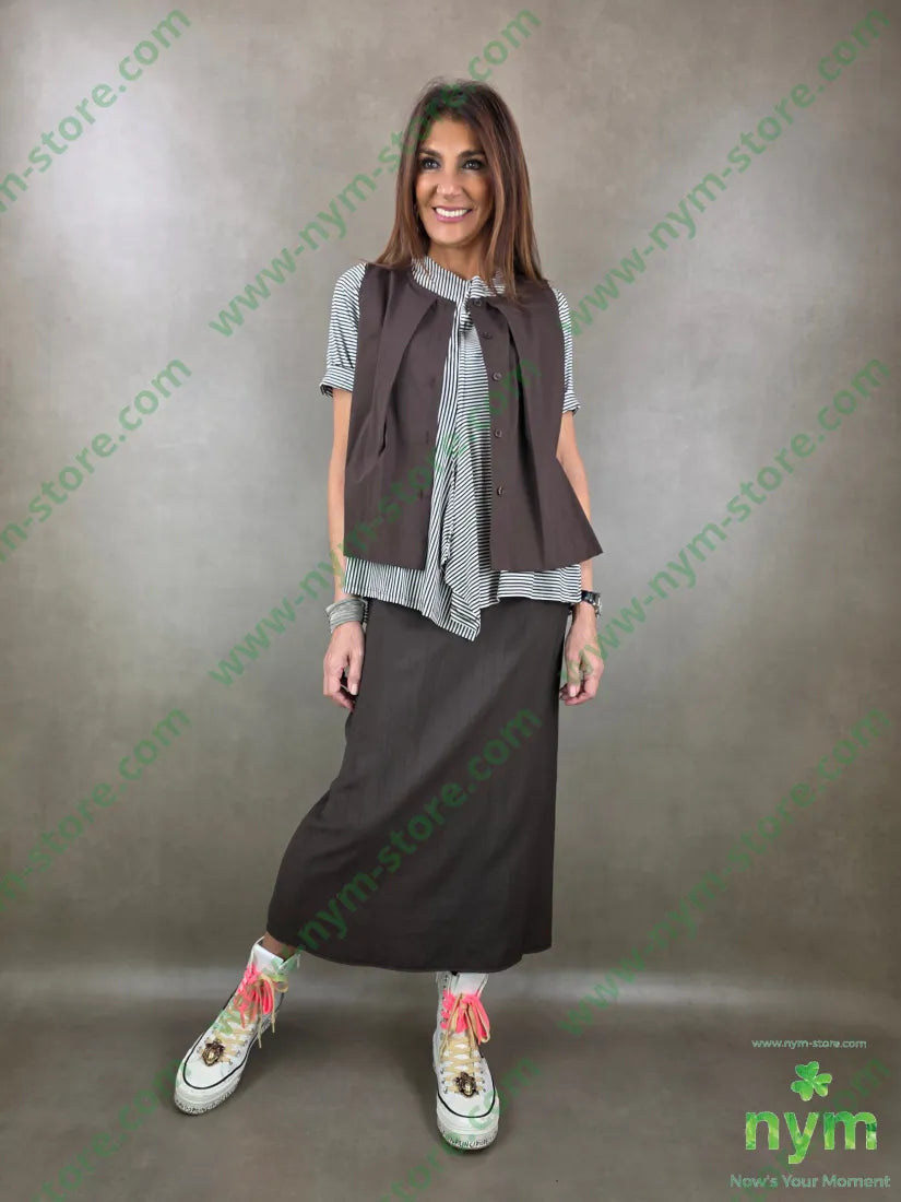 gilet popeline con sormonto 100co CAPOSPALLA