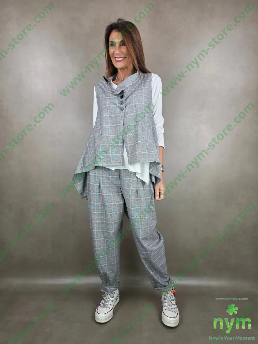 gilet principe due tasche 63pl34vi3ea U / GRIGIO C. / PE26 CAPOSPALLA