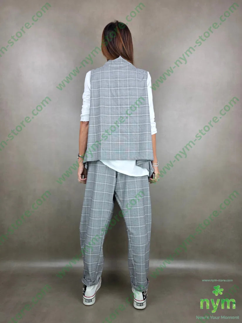 gilet principe due tasche 63pl34vi3ea U / GRIGIO C. / PE26 CAPOSPALLA