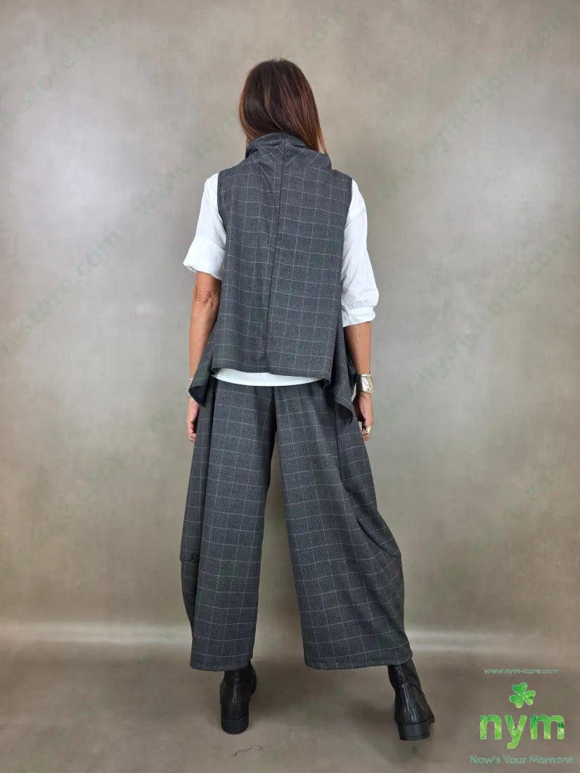 gilet quadro 63pl34vi2ea - U / ANTRACITE / AI26 - CAPOSPALLA