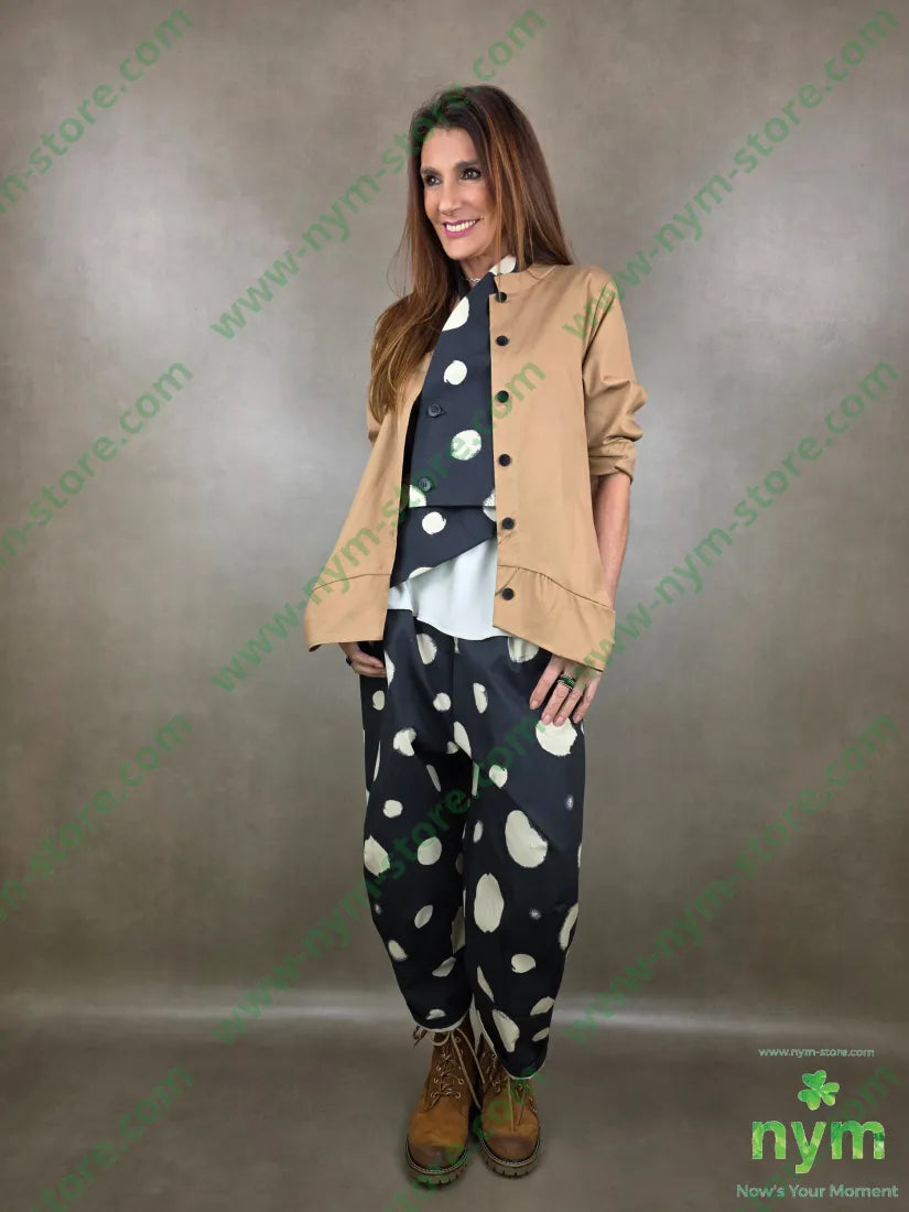 gilet sciallato cerchi 100co U / NERO / PE26 CAPOSPALLA