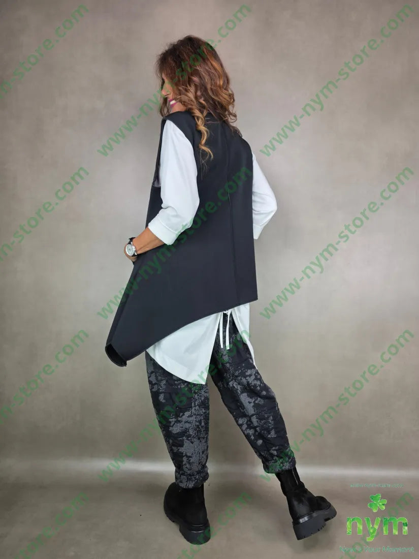 gilet scuba doppiato 95pl5ea U / NERO / AI25 CAPOSPALLA