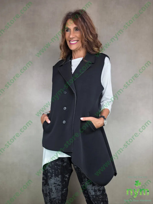 gilet scuba doppiato 95pl5ea U / NERO / AI25 CAPOSPALLA