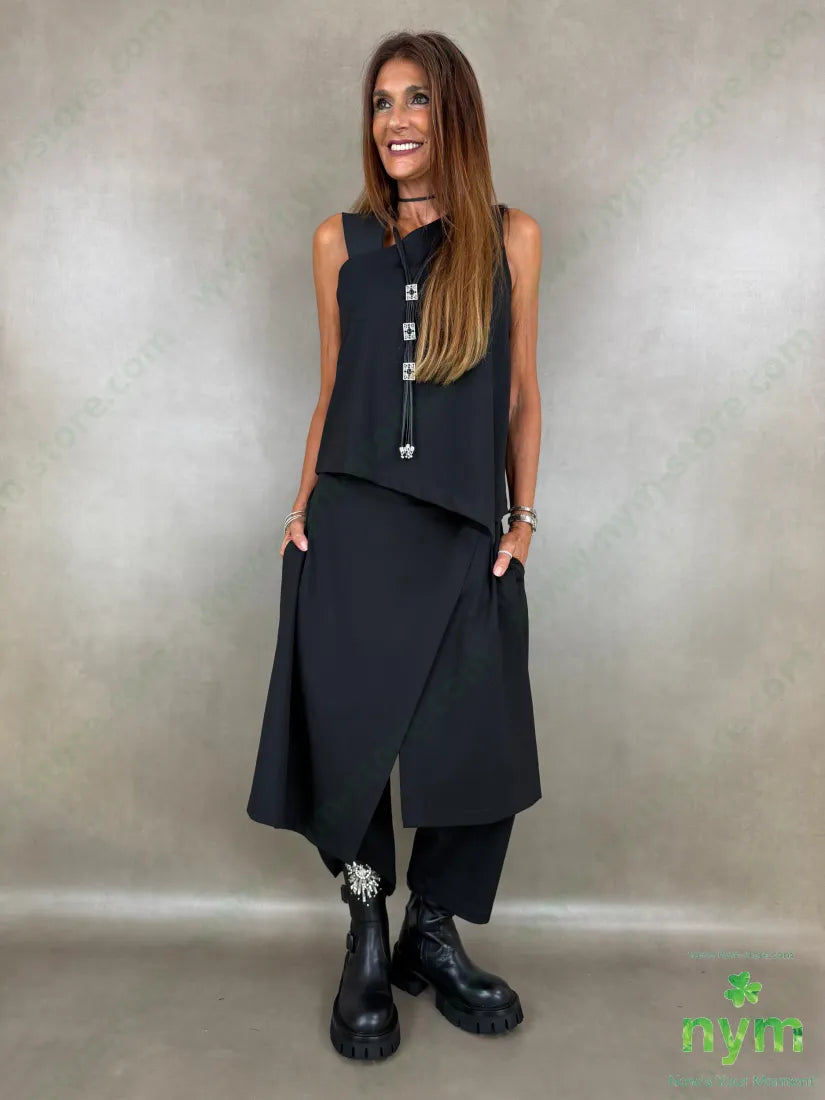 gilet spalla diversa punto milano n 60vi35pa5ea - U / NERO / AI26 - CAPOSPALLA