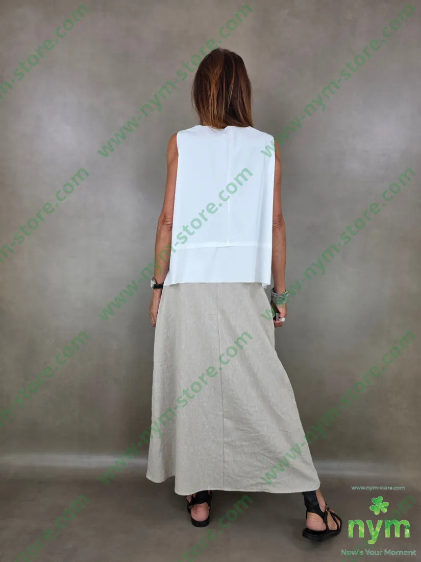 gilet super ela taglio vivo 75pa25ea - U / BIANCO / PE26 - CAPOSPALLA