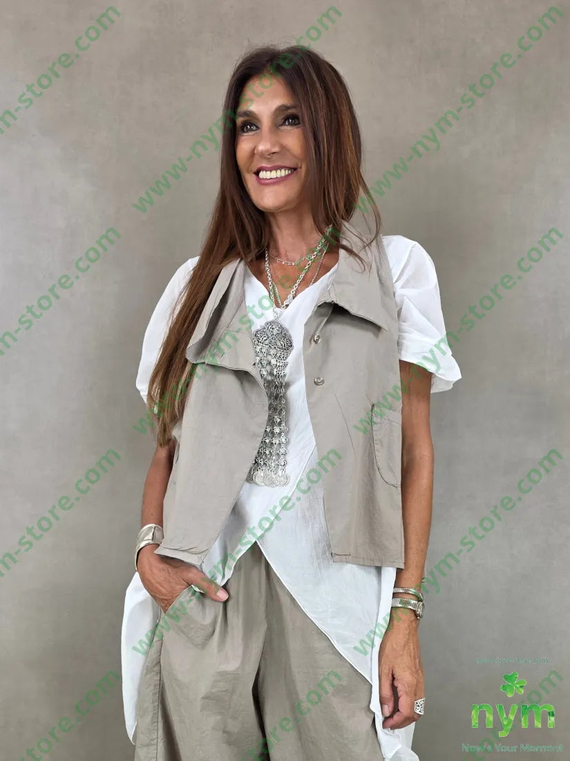 gilet tela vela a trapezio 100co - CAMICIA