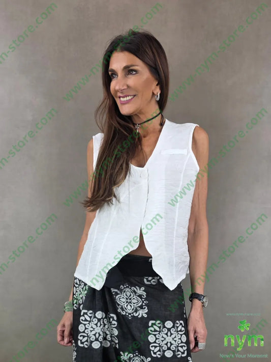 gilet tessuto cloud 70vi15li15ny U / PANNA / PE26 CAPOSPALLA